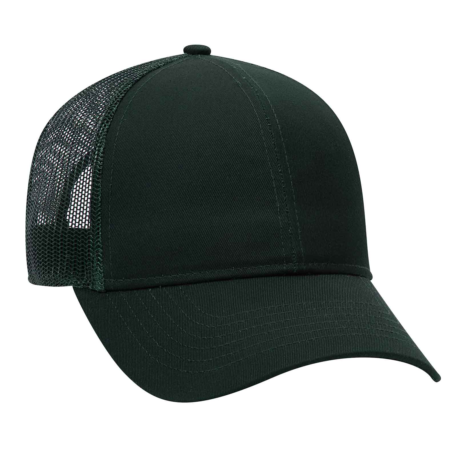 30-287 OTTO CAP 6 Panel Mid Profile Mesh Back Trucker Hat